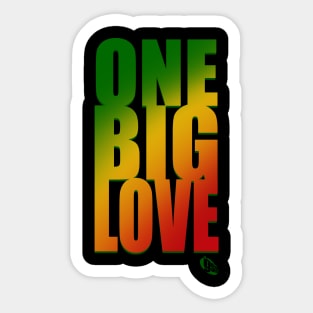 GreenSkinMango One Big Love Rasta! 2020 Sticker